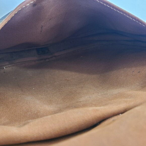 Louis Vuitton Saumur Shoulder Bag Brown Monogram Messenger Purse Authentic - Picture 14 of 16